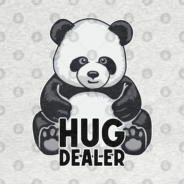 Hug Dealer Cute Panda Bear Zoology by Grandeduc